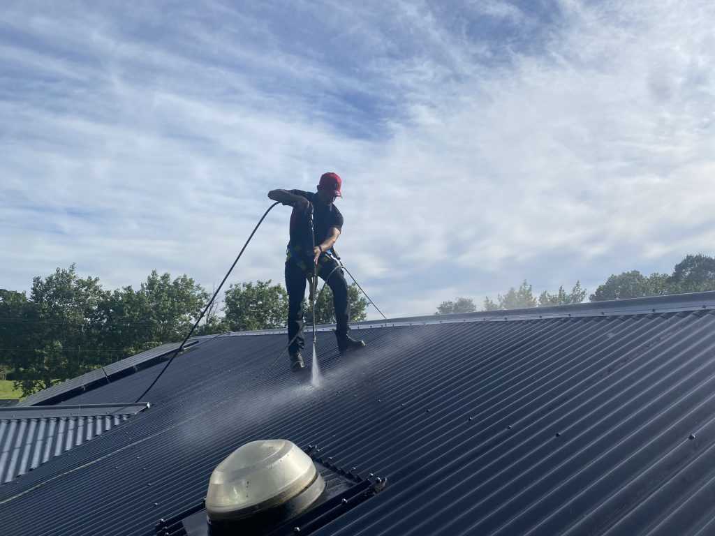 Roof washing Christchurch