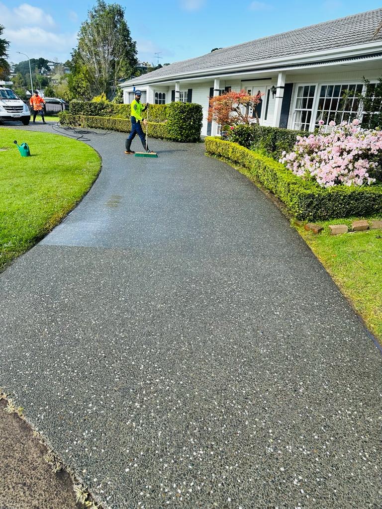 Acid Wash Concrete to bring out the new look